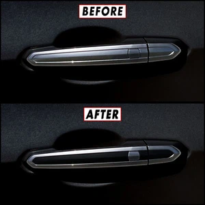 Superposición de apagón de eliminación de cromo para Cadillac CTS 2014-19 borde de manija de puerta - Imagen 1 de 5