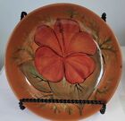 Artist Signed Pottery Bowl  7 Inches Across  Easel Included
