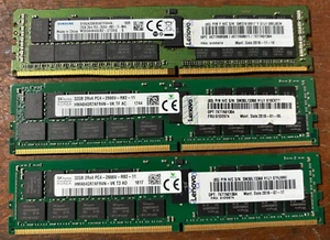 Samsung and SK Hynix 32GB 2RX4 PC4-2666V-RB2 ECC REG Memory - Picture 1 of 4