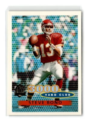 1996-Topps -#386-Steve Bono  3000YC-Kansas City Chiefs - Image 1 of 2