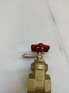 GRAINGER APPROVED 6TWK2 Gate Valve,Brass,1-1/2 In,Brass - Picture 1 of 3