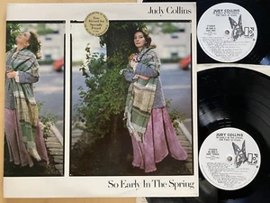JUDY COLLINS SO EARLY IN THE SPRING 1977 WHITE LABEL PROMO INNER POP FOLK EX/EX+ - Picture 1 of 5