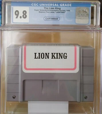 LION KING White Label Variant Wata 9.8 SNES Super Nintendo  Foto 1 de 4