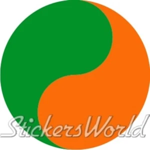 IRELAND Irish Air Corps IAC '39-'54 Aircraft Roundel 4" 100mm Vinyl Sticker - Picture 1 of 1