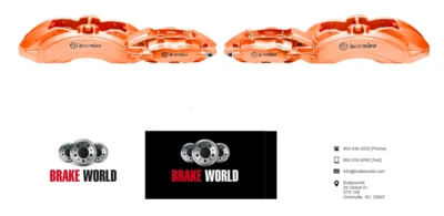 2011-21 Jeep Grand Cherokee SRT + 2018-24 Dodge Durango SRT Orange calipers NEW! - Image 1 of 3