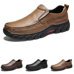 Mens Climbing Sports Flats Non-slip Low Top Faux Leather Outdoor Hiking Shoes L