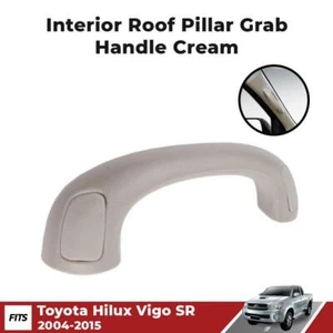 Interior Roof A-Pillar Handle Cream Fits Toyota Hilux Vigo SR5 Pickup 2004-15 - Picture 1 of 8