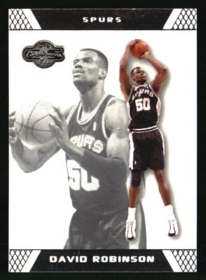 David Robinson 2007 Topps 联合签名 #50 篮球卡 — 第 1/2 张图片