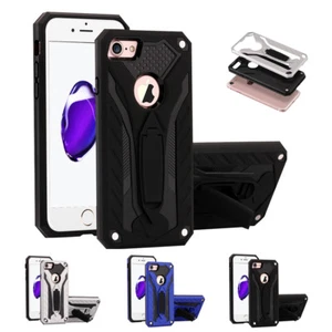 iPhone 8 Plus / 7 Plus Hülle Heavy Duty Schutzhülle Case Cover mit Standfunktion - Picture 1 of 5