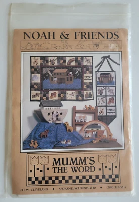 Debbie Mumm NOAH and FRIENDS Quilt Pattern 1991 Paper Pattern - Image 1 of 4