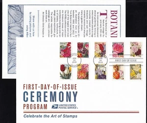 USA. 2016 Botanical Art (5042-51) First Day Ceremony Program + Insert - Picture 1 of 1