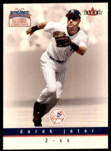 Tarjeta coleccionable Fleer National 2004 Día Derek Jeter New York Yankees #1 - Imagen 1 de 2