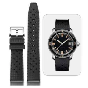Correa de reloj de silicona premium para Blancpain Fifty Fathoms 5008B correa suave de 20 mm - Imagen 1 de 26