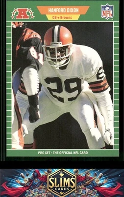 1989 Pro Set Cleveland Browns Hanford Dixon #75 - Image 1 of 2