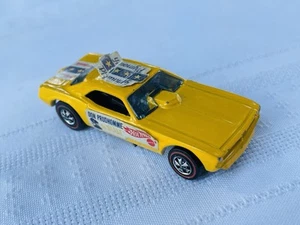 1969 Mattel Hot Wheels Redline Yellow Don Prudhomme Plymouth Snake Funny Car - Picture 1 of 13