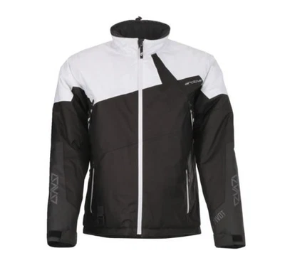 Arctiva Pivot 6 夹克绝缘 Snomobile - 黑色/白色 - 男式 M 码 — 第 1/3 张图片