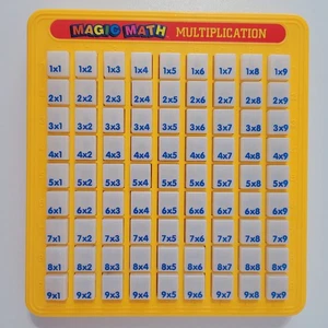 Magic Math Multiplication Press And See Learning Board Educational 1993 Vintage - Picture 1 of 11