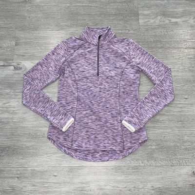 Zero Restriction 1/4 Zip Jacket Womens Small Purple Athletic Embroidered Mock - Image 1 of 4