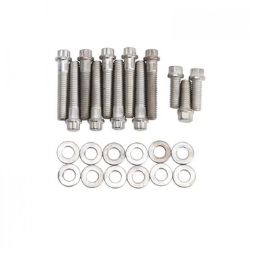 Juego de pernos colectores de admisión Edelbrock para colectores Oldsmobile 8514 Foto 1 de 3