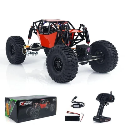TOUCANRC 1/10 4WD RC Off-Road Truck Modell RTR Rock Crawler Elektrofahrzeug Motorbatterie
