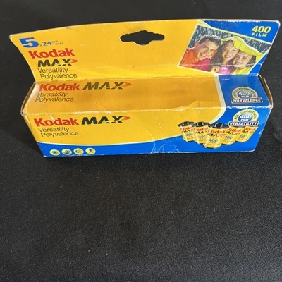 Vtg Kodak ULTRAMAX Film ISO 400 x 35mm, 5 rolls, 24 exp. -Expired 08/2008 Sealed - Image 1 of 4