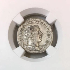 Imperio Romano Gordiano III, AD 238-244 NGC XF ***Rev Tye's Stache*** #900396 - Imagen 1 de 4