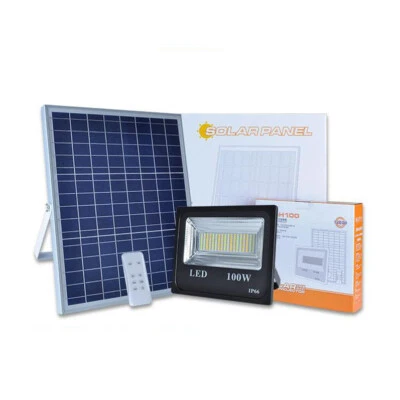 Double Color/White Solar Powered Flood Light Outdoor Yard Garden Lighting IP66 - Image 1 of 4