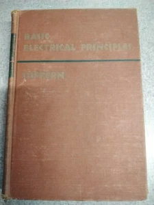 Basic Electrical Principles by Suffern Hardback Second Printing Textbook 1949 - Picture 1 of 4