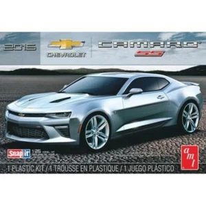 1/25 2016 Chevy Camaro SS, Druckknopflasche/Schwarz Kunststoff Modell Auto Kit AMT982 - Bild 1 von 1