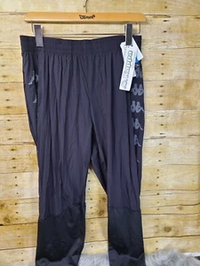 Kappa Soccer Futbol Soccer Joggers Fitted Mens L Big Logo Track Pants #P - Picture 1 of 8