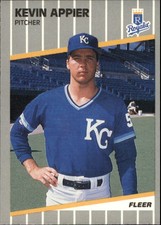 1989 Fleer Update Baseball Card #35 Kevin Appier Rookie