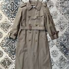 BURBERRY PRORSUM Men's Belted Trench Coat Size S-M Khaki Free Shipping from JPN!