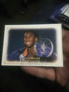 2009-10 Upper Deck Kobe Bryant #MA-KB Masterpieces Insert! L.A. Lakers! #52