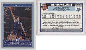 2006-07 Topps Chrome Refractor Deron Williams #21