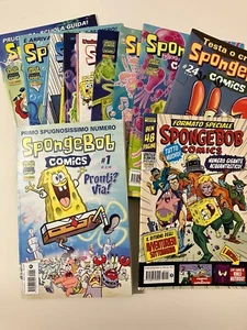 SPONGEBOB COMICS Da Anno I n. 1 al 24 + lo Speciale Panini Cartoon 2014 Lotto - Picture 1 of 13