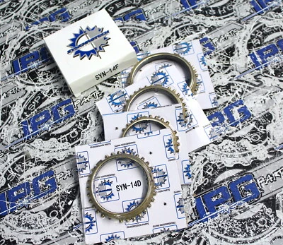 Juego de sincronización de carbono Synchrotech 1st-5th para transmisión Honda Prelude Si H23 1993-1996 Foto 1 de 2