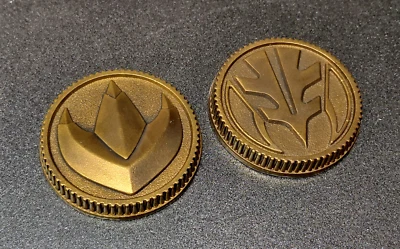 Tommy Oliver Green White Ranger Tiger Dragonzord Legacy REPLICA Power Coin Coins - Image 1 of 4