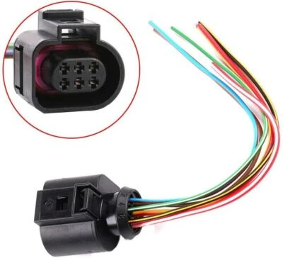 Throttle Body Connector Prewired 6 Pin Plug 1J0973713 Fits VW, Audi, Skoda, Seat - Image 1 of 4