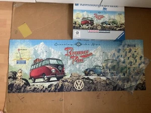 Ravensburger Puzzle 1000 Teile Mit dem VW Bulli über den Brenner - Bild 1 von 3