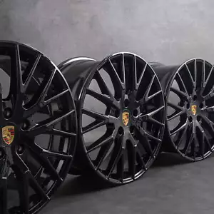 Original Porsche 21 Zoll Panamera 976 Felgen 976601025AB 976601025AA 041 - Bild 1 von 3