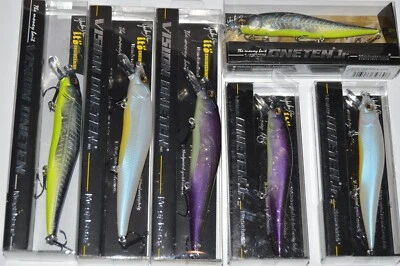 6 lures megabass ito vision 110 oneten and jr suspending jerkbait assortment NEW - Image 1 of 4