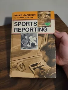 Sports Reporting By Garrison and Sabljak Hardcover Textbook 1985 ISU Press - Picture 1 of 12