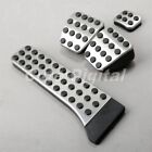 No Drill Stainless Steel At Pedal Pads Set For Mercedes Benz C E Glk Gls Class
