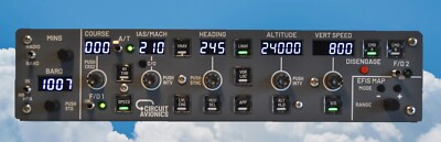 Flight Simulator Autopilot (MCP) with BARO MI...