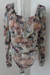 😊Traum Frühjahr / Sommer Bluse Body Gr 44 /16 dezente Farben Neuw. Muttertag💗 - Bild 1 von 4