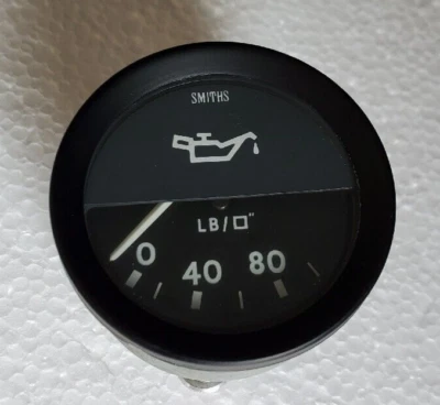Jaguar XJ DAC 3059, Smith  ACP 2203/04 Oil Pressure Gauge lbs OEM - Image 1 of 4