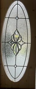 Oval Beveled Glass Window - Picture 1 of 6