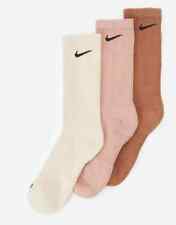 Nike Mens/Unisex Crew Socks 100% Genuine Nike Product 3 Pair SIZE 5-8--8-11