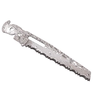 For Leatherman Free P2 P4 ARC 67 layer Damascus Knife Gear cutter - Picture 1 of 11