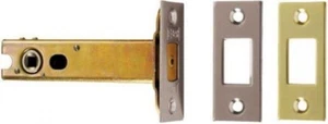Eurospec Easi-T Tubular Dead Bolt 76mm 3” Electro Brass / Satin Stainless Steel - Picture 1 of 2